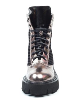 01-C1101-2 GOLD Ботинки женские (натуральная кожа, байка) - Фабричный китай фото 10