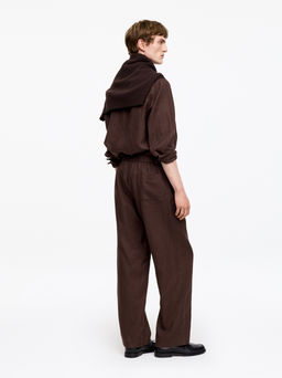 Pantalones de lino holgados - H&m фото 5