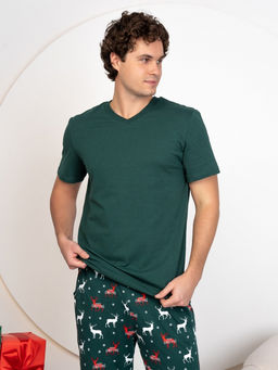 Комплект новогодняя пижама из 100% хлопка - Binita фото 4