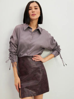 Блузка тонкая джинса - Tantino фото 19