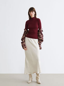 Beli Lastikli A Kesim Saten Etek