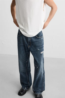 BAGGY JEANS WITH SEAM DETAIL - Zara фото 5