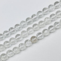 Бусины для украшений из Горного Хрусталя (45 бусин)