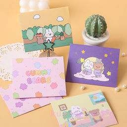 Открытка Bears and rabbit - Купи слона фото 3