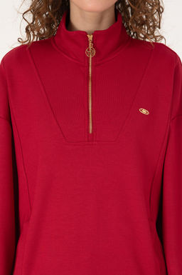 Kad_n Koyu Frambuaz Sweatshirt - U.s. polo assn фото 6