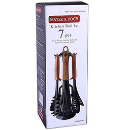 40496 Набор кухонных принадлежностей на подставке 7 пр нейлон MB (х6) - Mayer&boch фото 4