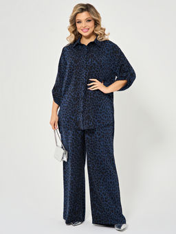 Брюки 0259-1 синий топаз