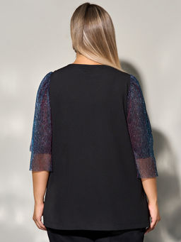 Футболка 0208-2 чёрный - Dora фото 112