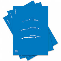 Цена за 3 шт. Тетрадь общая ученическая с пластиковой обложкой на скобе ErichKrause Mirage, синий, А4, 48 листов, клетка_MIX-PACK