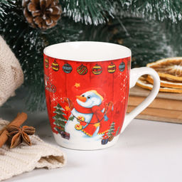 Кружка новогодняя 250 мл / X614 /уп 96/ микс - Галеонтрейд фото 2
