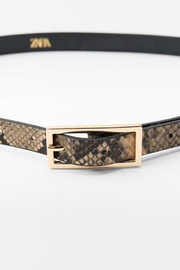ANIMAL PRINT SLIM BELT - Zara фото 4