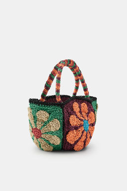 MINI BOLSO COMBINADO FLORES / Multicolor