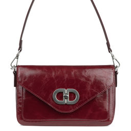 7235 red, Женская кожаная сумка, Barcelo Biagi