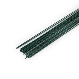 Blumentag IGW-0.95 Проволока флористическая лакированная 0.95 мм 5 х 20 шт. 40 см №01 зеленый  фото 4