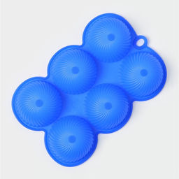 Форма для выпечки Купол, 25?16?3.5 см, 6 ячеек (d=7 см), силикон, МИКС - Simaland фото 2