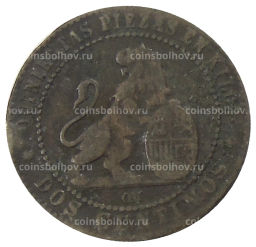 2 сентимо 1870 года Испания