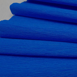 Бумага крепированная синяя 60г/м2 (2025-№39) 50*250см, в пакете