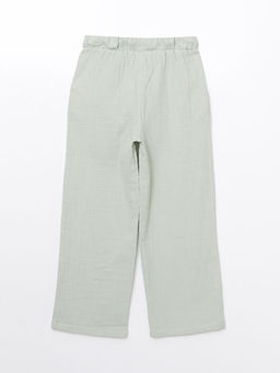 Beli Lastikli Dokulu K?z ?ocuk Pantolon