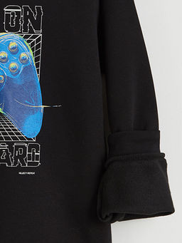 Kap??onlu Erkek ?ocuk Kal?n Sweatshirt