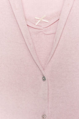 TOP CHAQUETA COMBINADO LAZO / Rosa vigor? - Zara фото 8