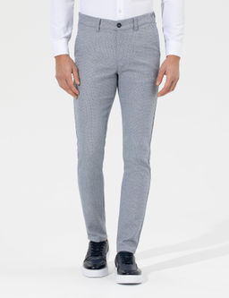 Lacivert Slim Fit Beli Lastikli Kanvas Pantolon - Pierre cardin фото 11