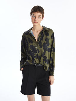 Блузка женская Desenli Oversize Saten