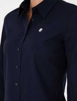 Lacivert Slim Fit Uzun Kollu G_mlek - Pierre cardin фото 7