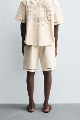 COMFORT STITCH BERMUDA SHORTS - Zara фото 3