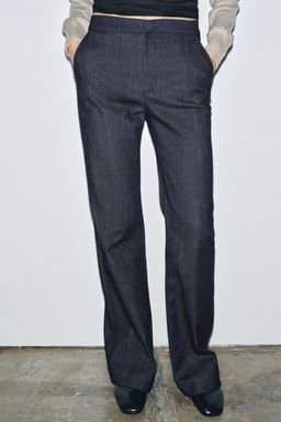 ZW COLLECTION FLARE MID-RISE JEANS - Zara фото 2