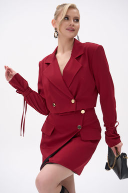Пиджак Бонни (бордовый) - Эльза фото 19