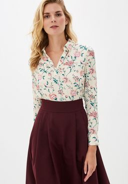 Блузка с цветочным принтом