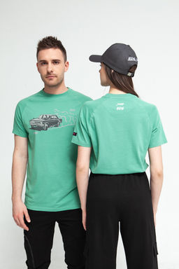 Футболка ЗАПОРОЖЕЦ x RDS Всем дрифтит МЯТА  фото 3