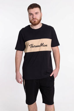 Футболка М124002Па Черный - Елена фото 3