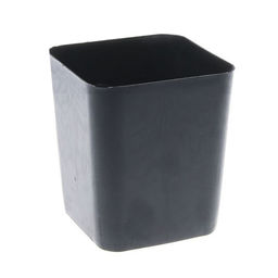 Горшок для рассады 0,7л со съемным дном 9х9х10см (пластик) черный