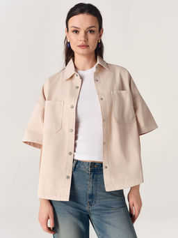 CONTE CON-926 Ветровка джинсовая женская beige