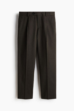 Pantal?n de traje en mezcla de lana Regular Fit