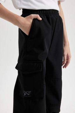 Брюки Jogger Leg для мальчиков с плюшевой флисовой подкладкой - Defacto фото 6