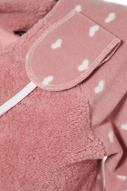 Trendyolmilla Lila 3lu Kalpli Uyku Bantl? Polar K?sl?k Orme Pijama Tak?m? THMAW21PT0666 фото 8