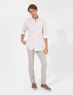 A__k Kahverengi Slim Fit Uzun Kollu G_mlek