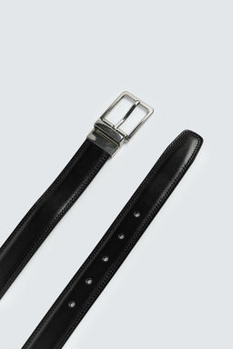 REVERSIBLE LEATHER BELT - Zara фото 11