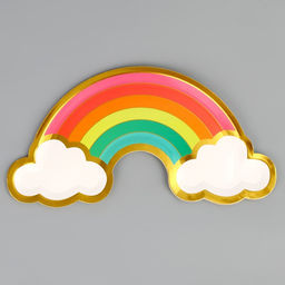 Тарелка одноразовая «Радуга», набор 6 штук