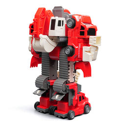 Робот трансформирующийся в пожарную технику, в коробке