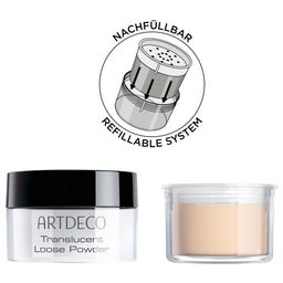 ARTDECO Пудра рассыпчатая Translucent Loose Powder Refill, сменный блок тон 05 средний, 8 г  фото 3