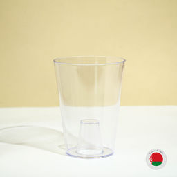 Горшок для орхидей, 1.2 л, 12.5×16.6 см, пластиковый, прозрачный