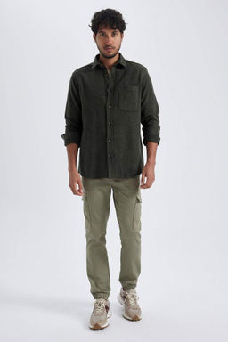 Рубашка Lumberjack с длинным рукавом стандартного кроя - Defacto фото 6