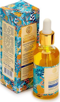 Облепиховый комплекс масел для ухода за повреж.волосам, 50 мл / Natura Siberica / Oblepikha Siberica /  фото 4