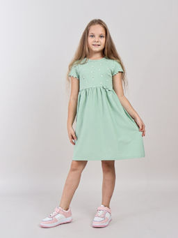 CRB wear / CWKG 63931-37 Платье для девочки,зеленый  фото 2