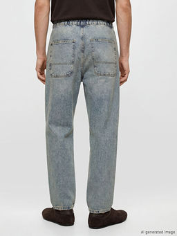 Balloon Fit Erkek Jean Pantolon