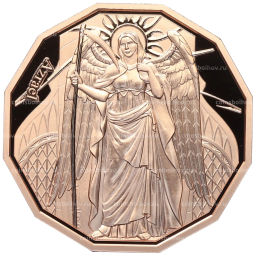 Монета 20 центов 2024 года Самоа Архангел Азраил