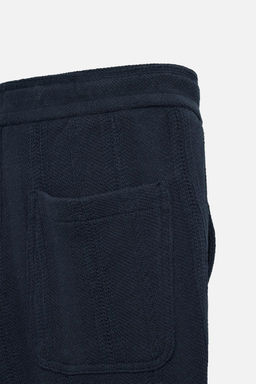 STRIPED TEXTURED TROUSERS - Zara фото 10
